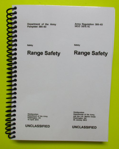 AR and DA PAM 385-63 Range Safety - Combo pack - BIG size